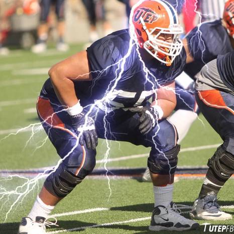 Tres Barboza, UTEP Miners Football, Texas Football, College Football, Tyler JUCO, Tyler Football, JUCO Product, Texas High School Football, Linemen, Offensive Tackle