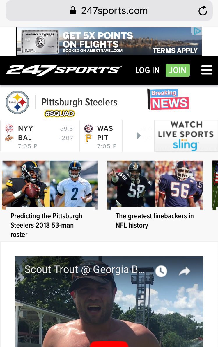 scout trout, college football today, pittsburgh steelers, news, media, scout football, nfl live, espn nfl, espn college football, steelers schedule 