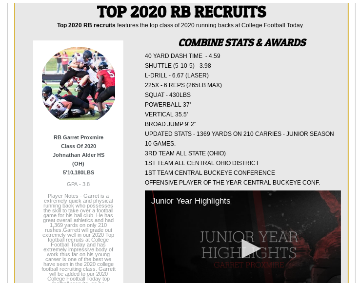 top 2022 rb recruit rankings, top running back recruits, best hs football rbs, barry sanders highlights, top 2020 rb recruits, five star rb recruits, 