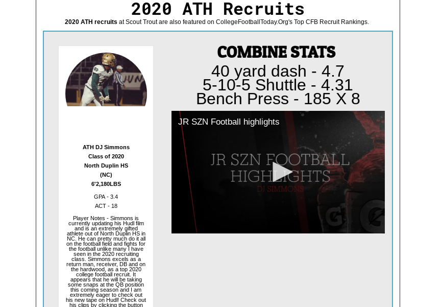2020 top football recruit, top 2020 ath recruit, 2020 top ath recruit, top 2020 athlete recruits, 2020 ath recruit, college football scouting, 
